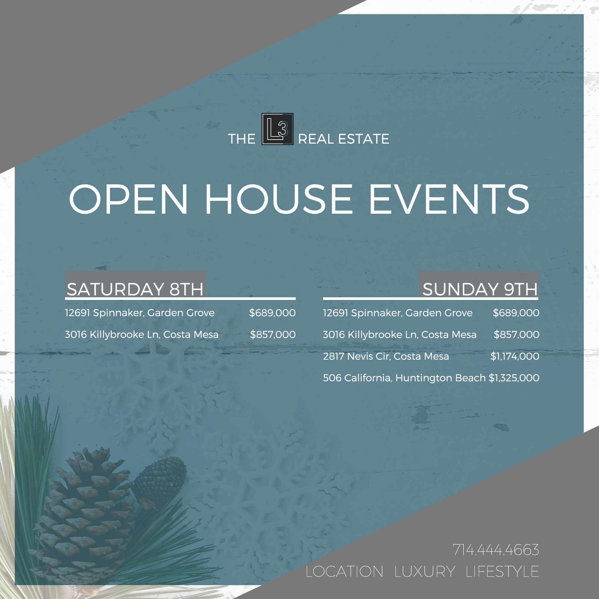 Open House Events!